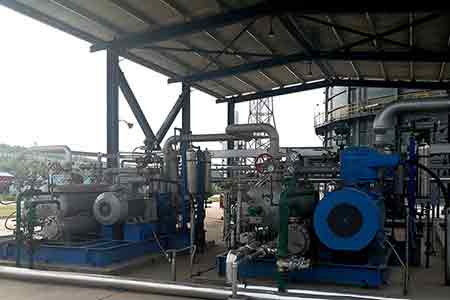 肯富來液環(huán)泵機組在洛陽宏興新能化工使用現(xiàn)場