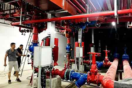 肯富來管道式離心泵在越南峴港酒店使用現場