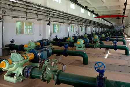 KPS系列單級(jí)雙吸離心泵在武鋼集團(tuán)昆明鋼鐵股份有限公司使用現(xiàn)場(chǎng)