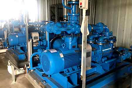 肯富來(lái)液環(huán)泵機(jī)組在開(kāi)平牽牛生化制藥有限公司使用現(xiàn)場(chǎng)