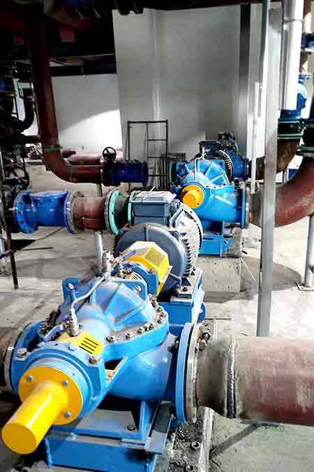 KPS系列單級(jí)雙吸離心泵在石藥集團(tuán)巨石生物制藥有限公司使用現(xiàn)場(chǎng)